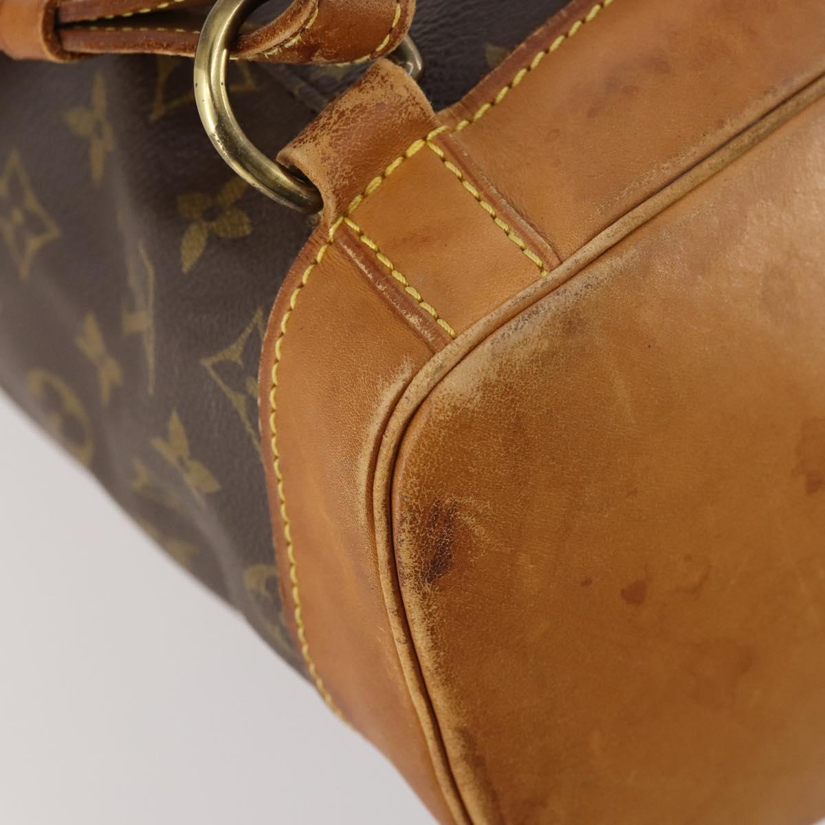 LOUIS VUITTON Monogram Montsouris GM Backpack M51135 LV Auth ARZ795