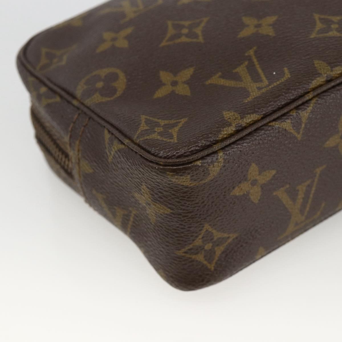 LOUIS VUITTON Monogram Trousse Toilette 18 Pouch M47526 LV Auth ARZ813