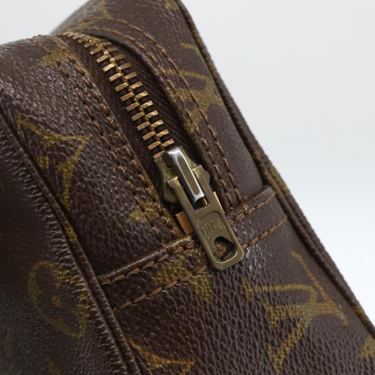 LOUIS VUITTON Monogram Trousse Toilette 18 Pouch M47526 LV Auth ARZ813