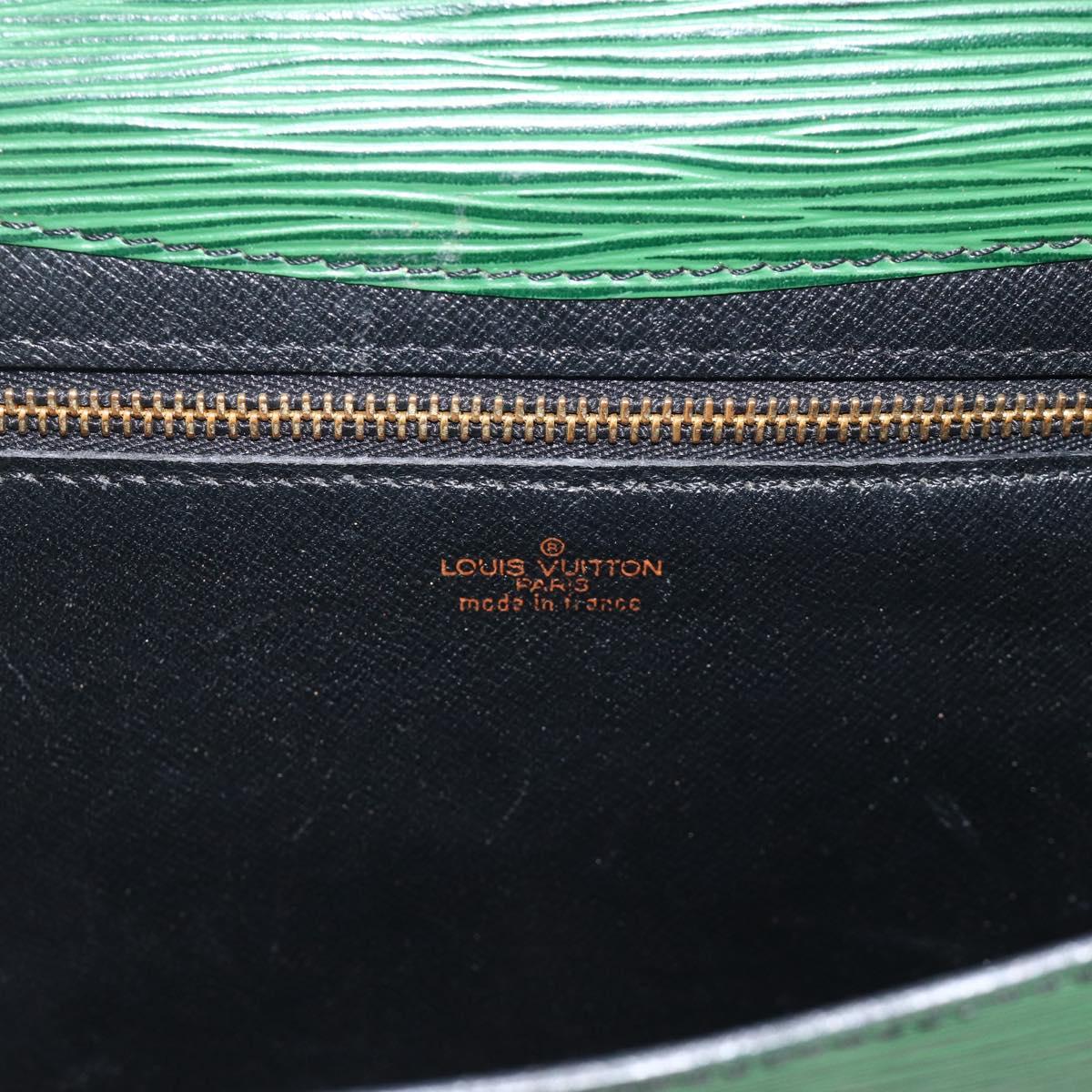 LOUIS VUITTON Epi Art Deco Clutch Bag Green M52634 LV Auth ARZ821