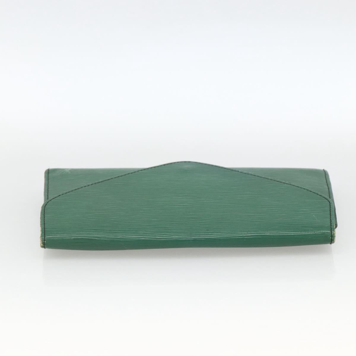 LOUIS VUITTON Epi Art Deco Clutch Bag Green M52634 LV Auth ARZ821
