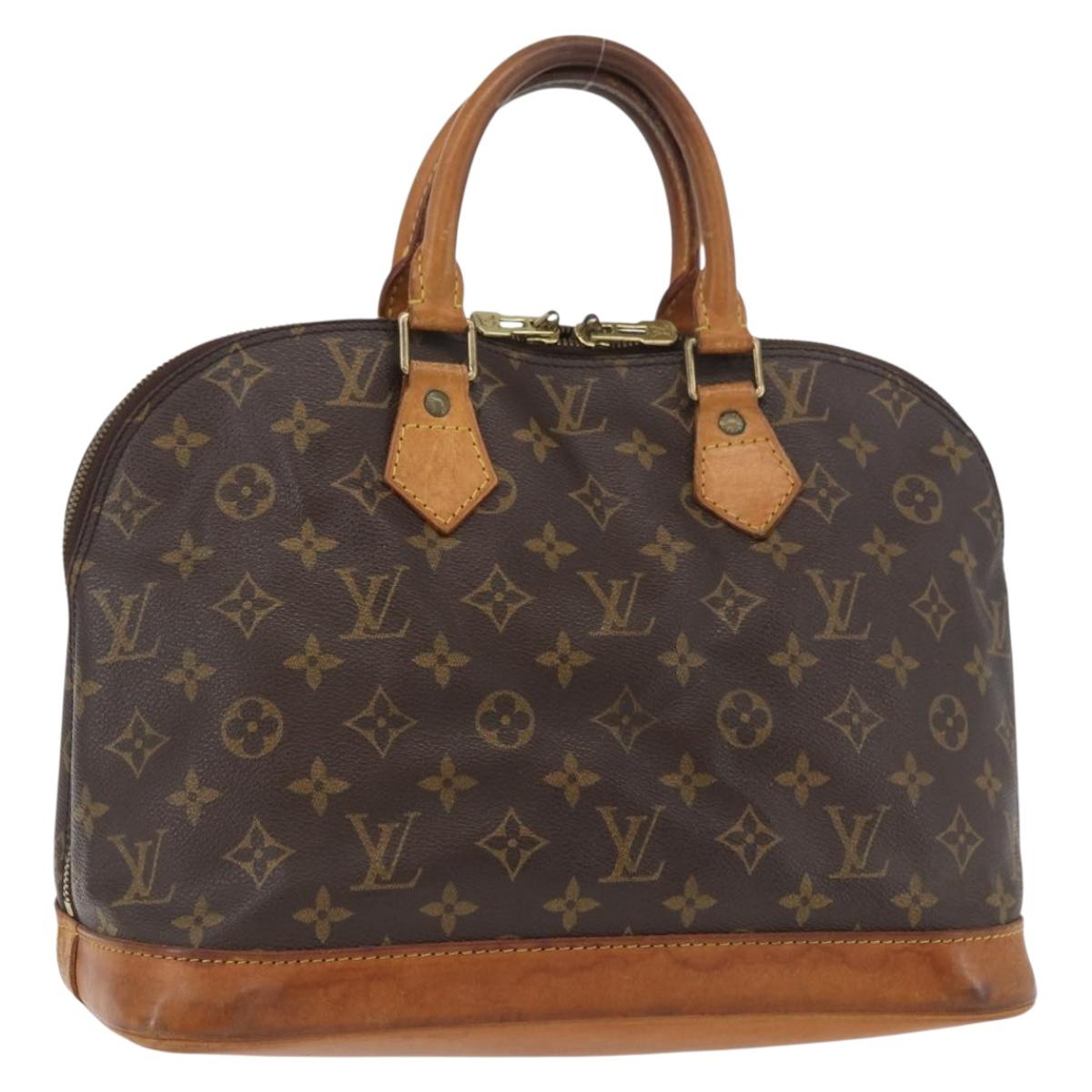 LOUIS VUITTON Monogram Alma Hand Bag M51130 LV Auth ARZ831