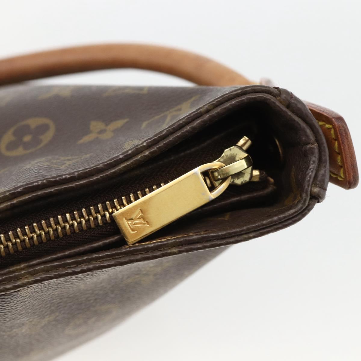 LOUIS VUITTON Monogram Looping GM Shoulder Bag M51145 LV Auth ARZ845