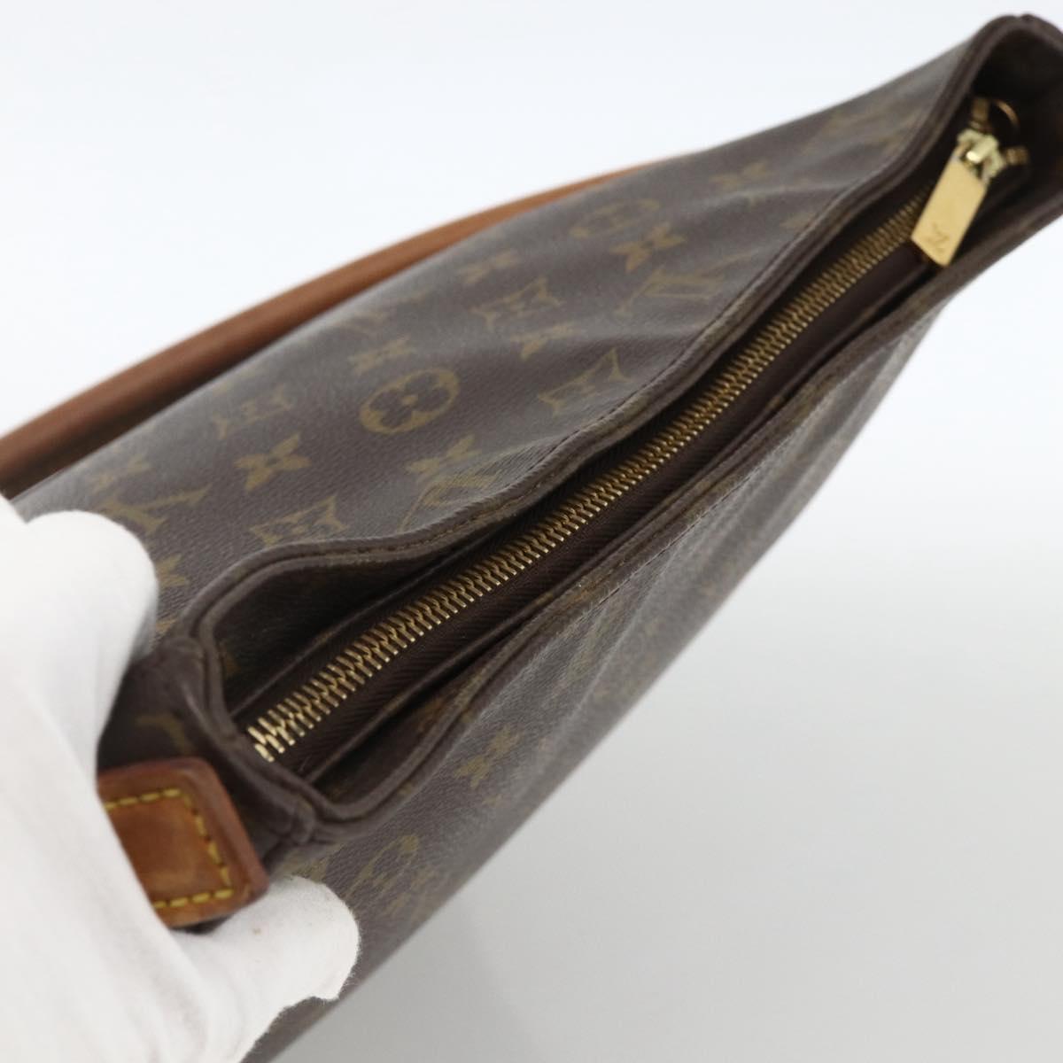 LOUIS VUITTON Monogram Looping GM Shoulder Bag M51145 LV Auth ARZ845