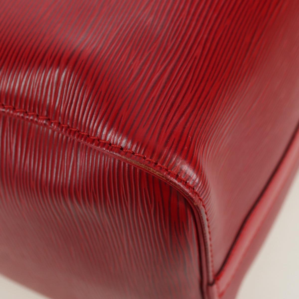 LOUIS VUITTON Epi Speedy 35 Hand Bag Castilian Red M42997 LV Auth ARZ854V
