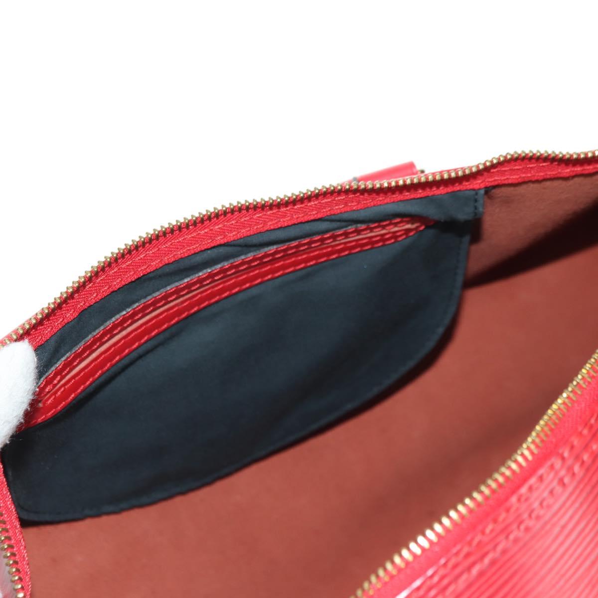 LOUIS VUITTON Epi Speedy 35 Hand Bag Castilian Red M42997 LV Auth ARZ854V