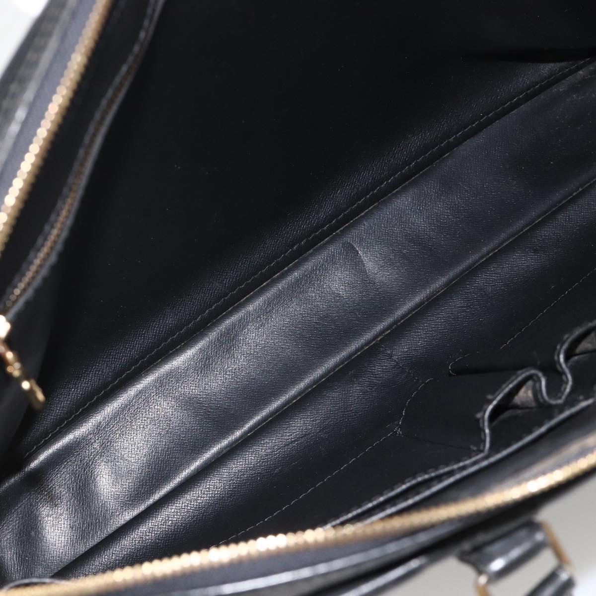 LOUIS VUITTON Epi Porte Documents Voyage Business Bag Black M40321 Auth ARZ858