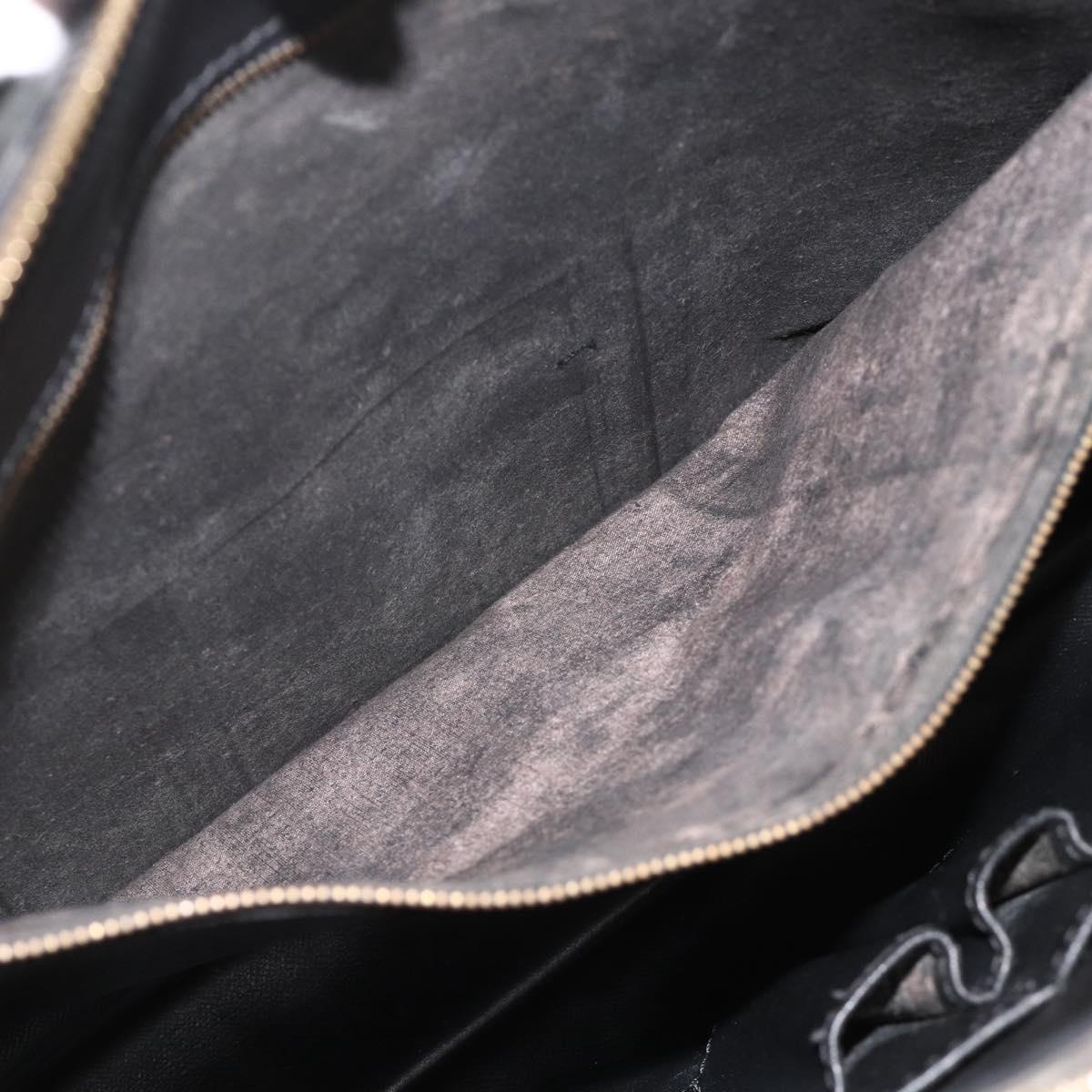 LOUIS VUITTON Epi Porte Documents Voyage Business Bag Black M40321 Auth ARZ858