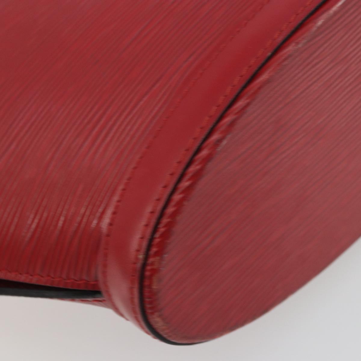 LOUIS VUITTON Epi Saint Jacques Poignees Long Hand Bag Red M52337 Auth ARZ870