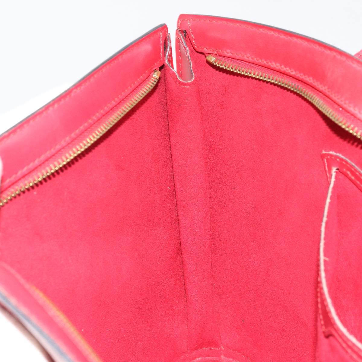 LOUIS VUITTON Epi Saint Jacques Poignees Long Hand Bag Red M52337 Auth ARZ870