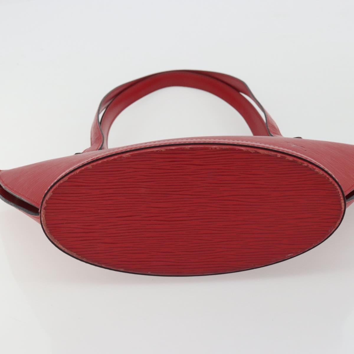 LOUIS VUITTON Epi Saint Jacques Poignees Long Hand Bag Red M52337 Auth ARZ870