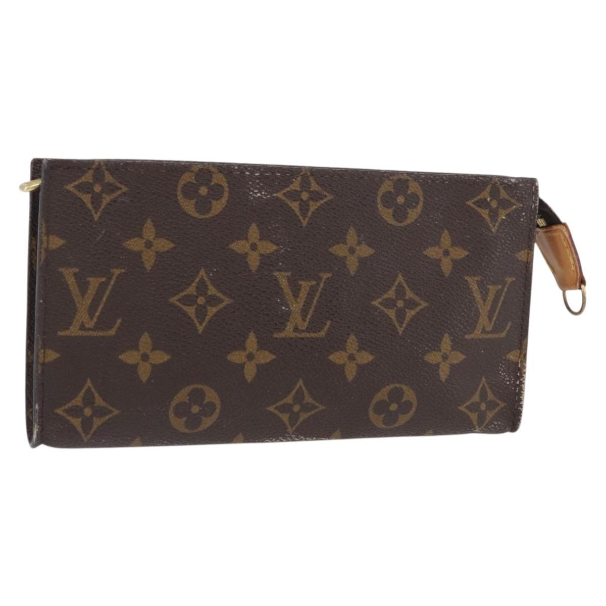 LOUIS VUITTON Monogram Bucket GM Accessory Pouch LV Auth ARZ883