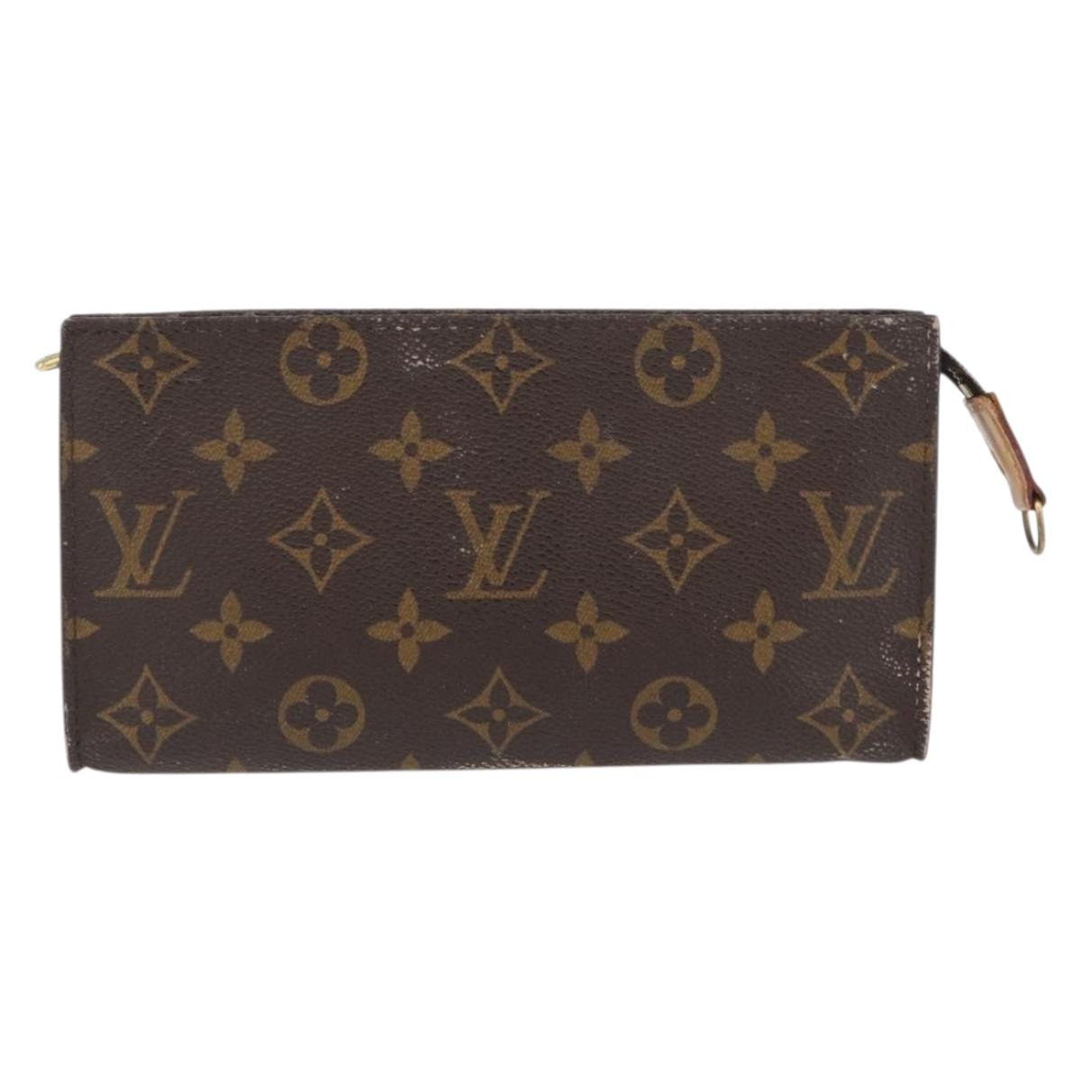 LOUIS VUITTON Monogram Bucket GM Accessory Pouch LV Auth ARZ883