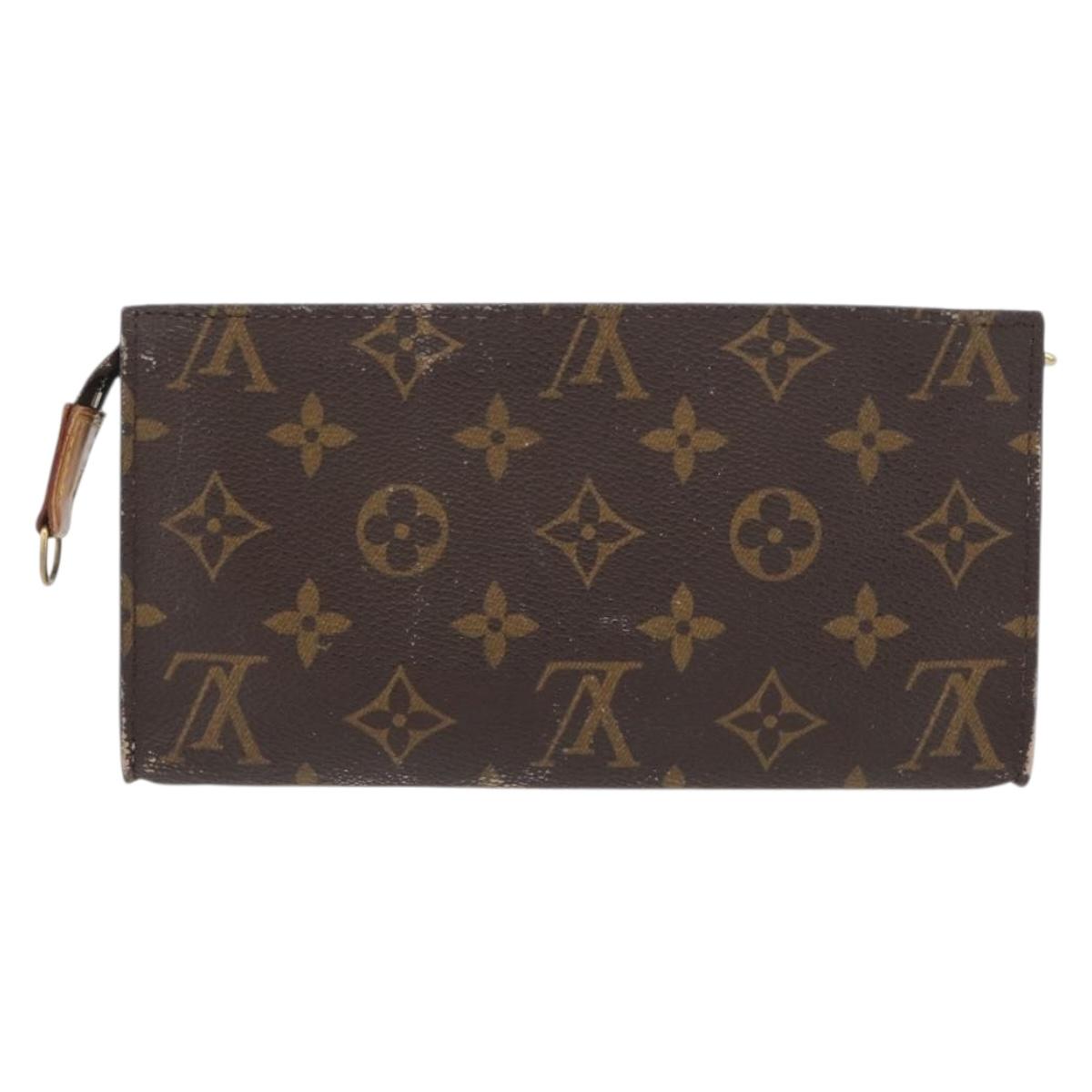 LOUIS VUITTON Monogram Bucket GM Accessory Pouch LV Auth ARZ883