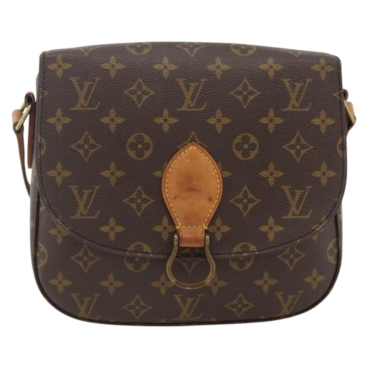 LOUIS VUITTON Monogram Saint Cloud GM Shoulder Bag M51242 LV Auth ARZ885