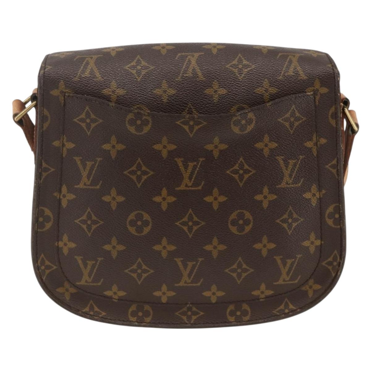 LOUIS VUITTON Monogram Saint Cloud GM Shoulder Bag M51242 LV Auth ARZ885
