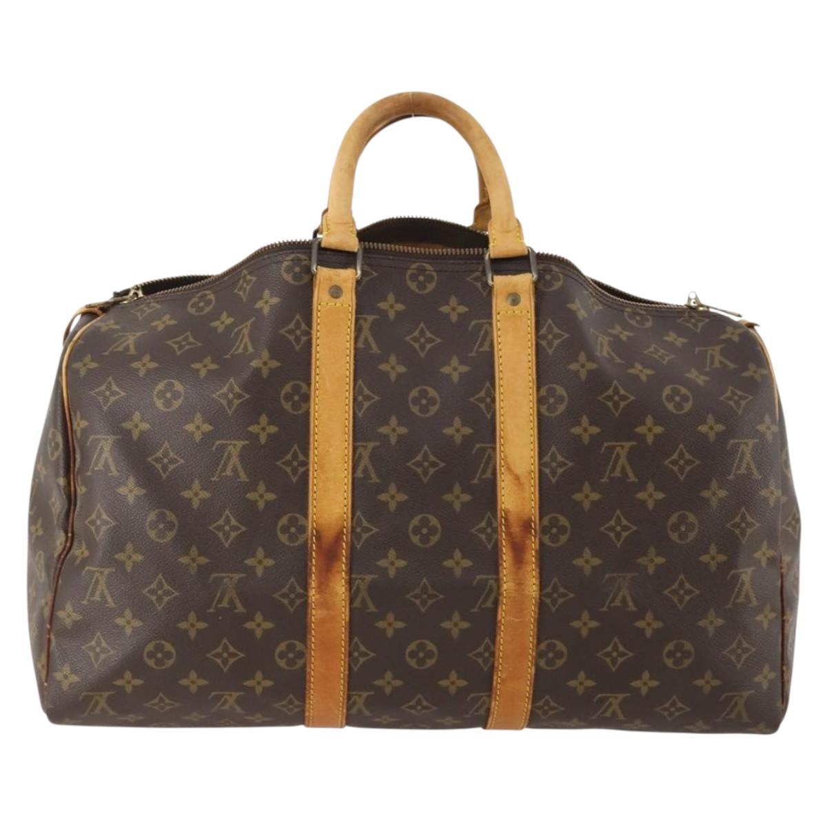 LOUIS VUITTON Monogram Keepall 45 Boston Bag M41428 LV Auth ARZ887