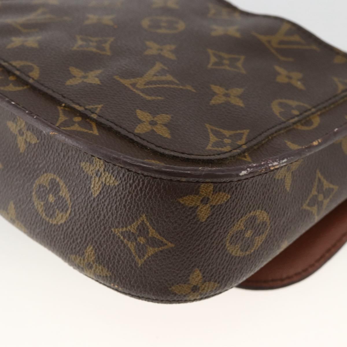 LOUIS VUITTON Monogram Saint Cloud MM Shoulder Bag M51243 LV Auth ARZ889