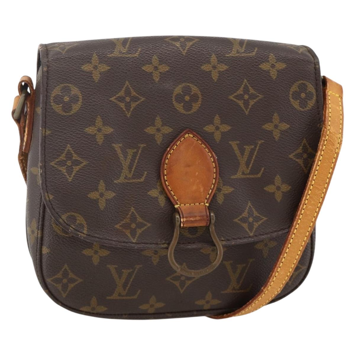 LOUIS VUITTON Monogram Saint Cloud MM Shoulder Bag M51243 LV Auth ARZ889