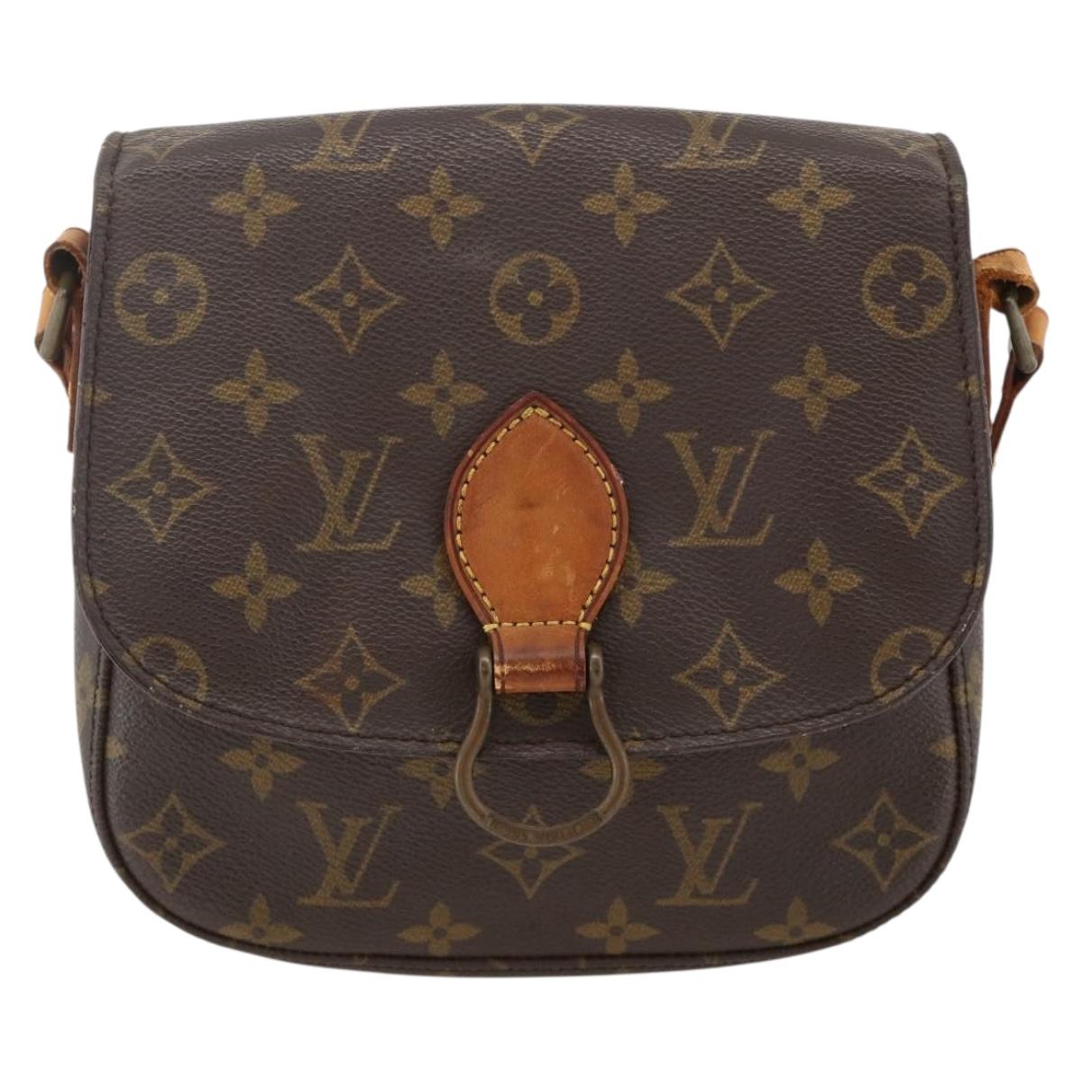 LOUIS VUITTON Monogram Saint Cloud MM Shoulder Bag M51243 LV Auth ARZ889