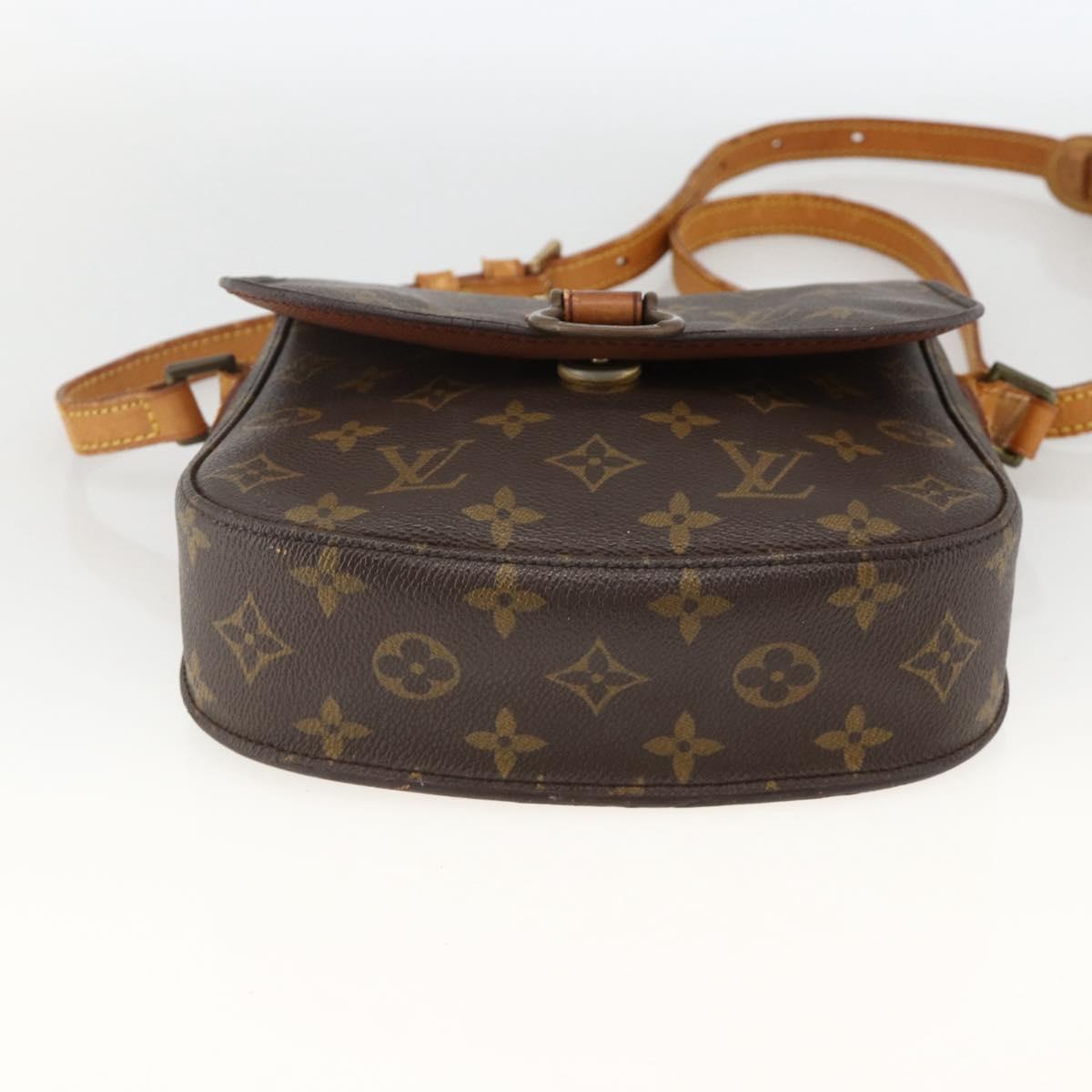 LOUIS VUITTON Monogram Saint Cloud MM Shoulder Bag M51243 LV Auth ARZ889