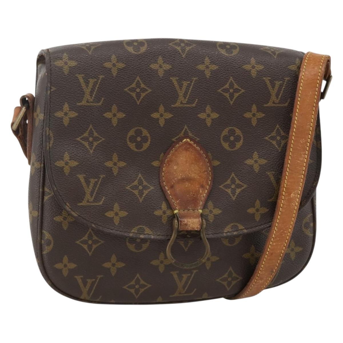 LOUIS VUITTON Monogram Saint Cloud GM Shoulder Bag M51242 LV Auth ARZ902