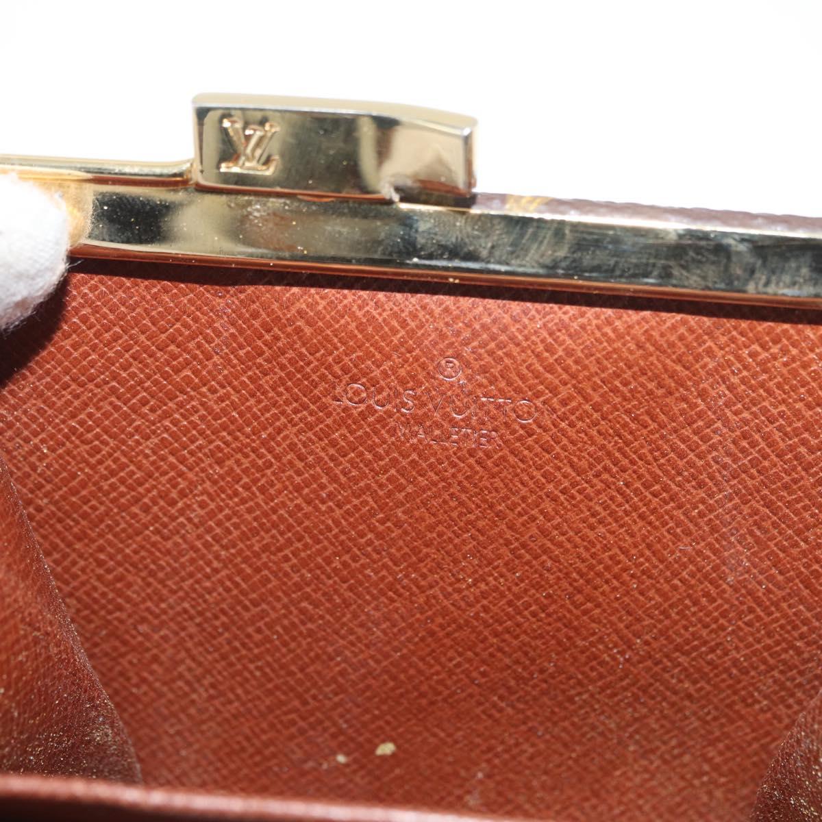 LOUIS VUITTON Monogram Coin Purse USA limited LV Auth ARZ920