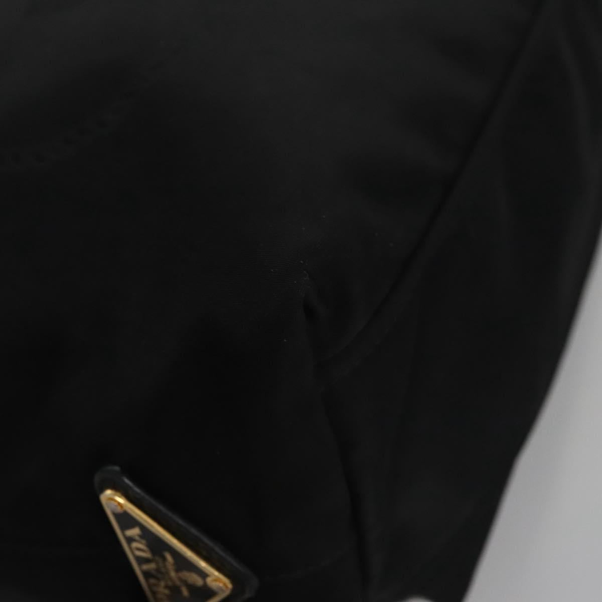 PRADA Hand Bag Nylon 2way Black Auth BA009