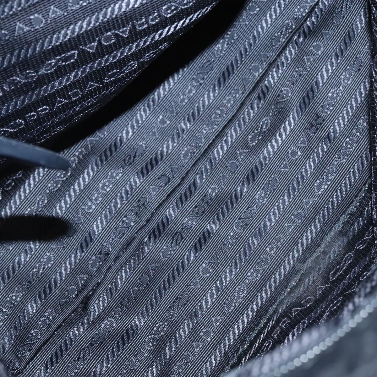 PRADA Hand Bag Nylon 2way Black Auth BA009