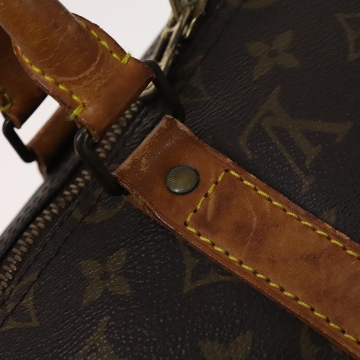 LOUIS VUITTON Monogram Keepall 50 Boston Bag M41426 LV Auth BA019