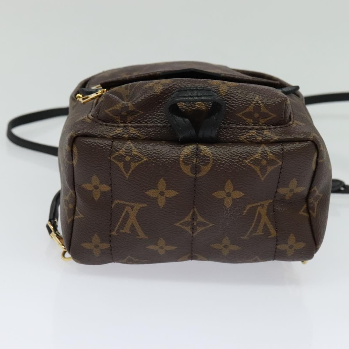 LOUIS VUITTON Monogram Palm Springs MINI Backpack M41562 LV Auth BA045