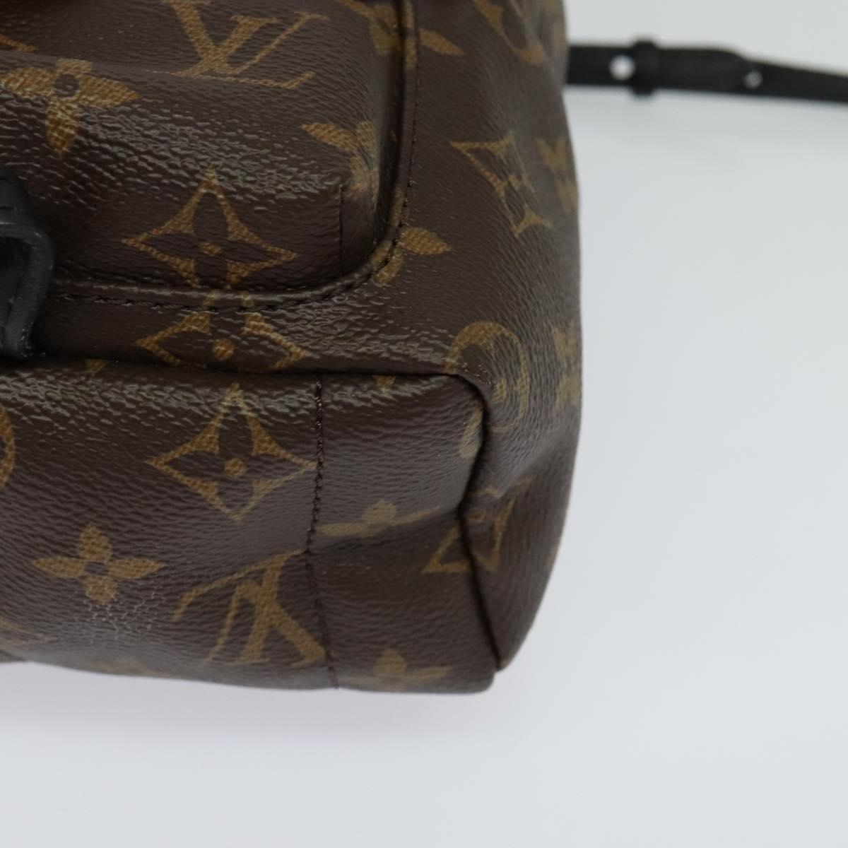 LOUIS VUITTON Monogram Palm Springs MINI Backpack M41562 LV Auth BA045