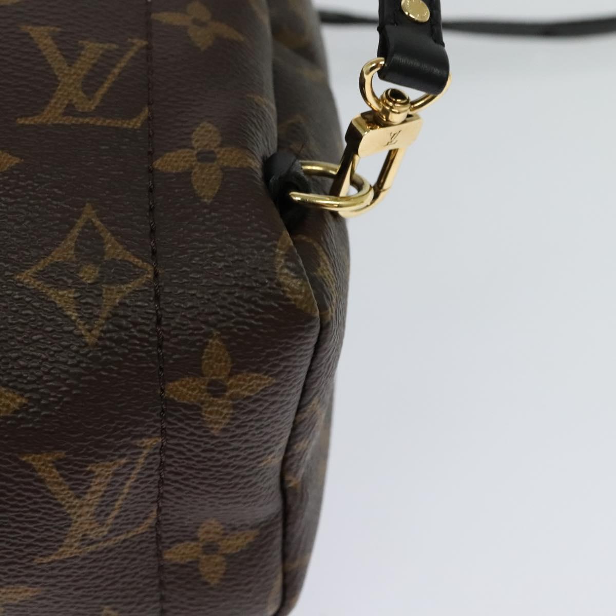 LOUIS VUITTON Monogram Palm Springs MINI Backpack M41562 LV Auth BA045