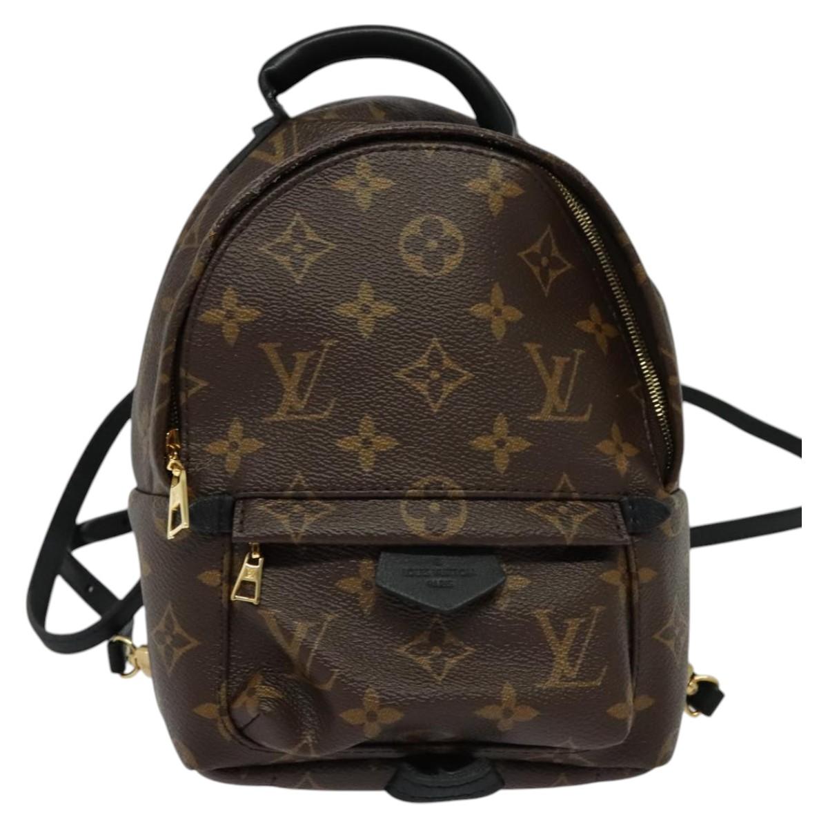 LOUIS VUITTON Monogram Palm Springs MINI Backpack M41562 LV Auth BA045