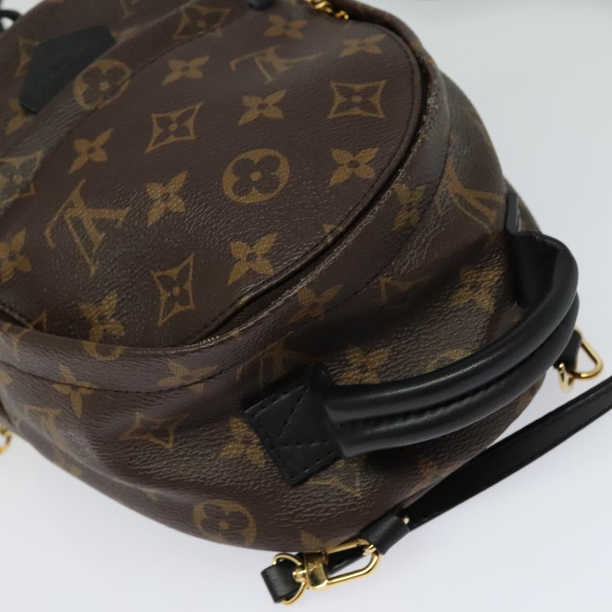 LOUIS VUITTON Monogram Palm Springs MINI Backpack M41562 LV Auth BA045