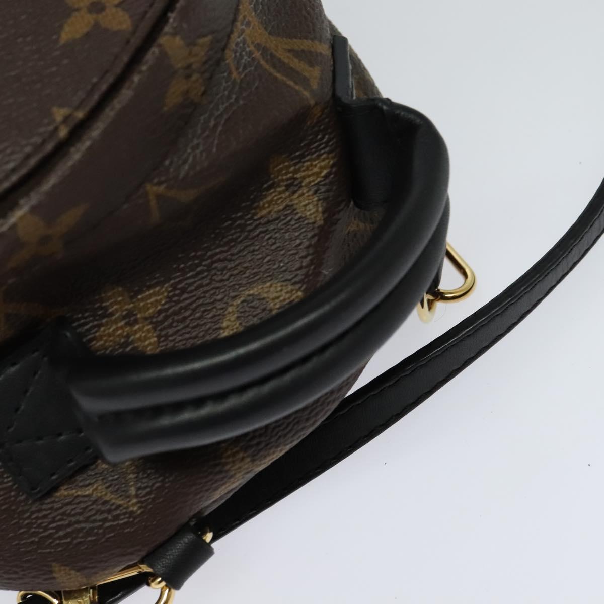 LOUIS VUITTON Monogram Palm Springs MINI Backpack M41562 LV Auth BA045