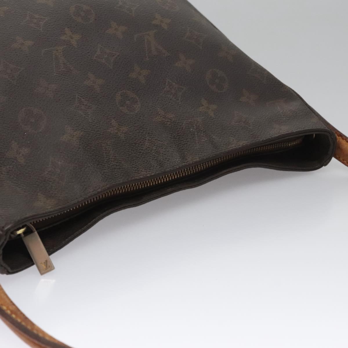 LOUIS VUITTON Monogram Looping GM Shoulder Bag M51145 LV Auth BA051