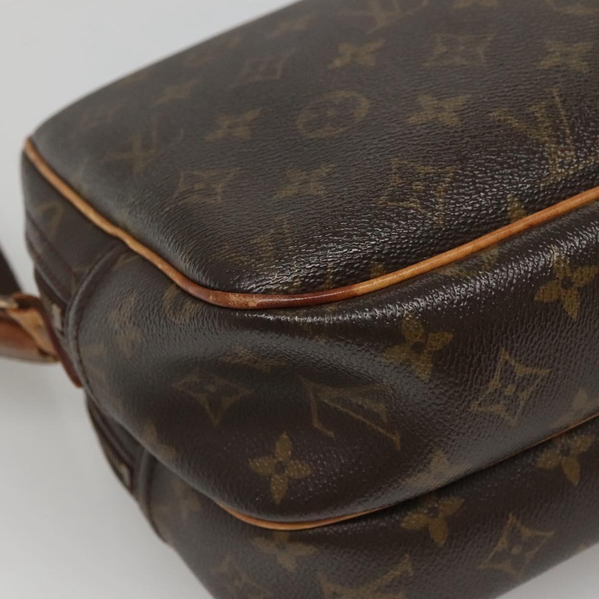 LOUIS VUITTON Monogram Reporter PM Shoulder Bag M45254 LV Auth BA052