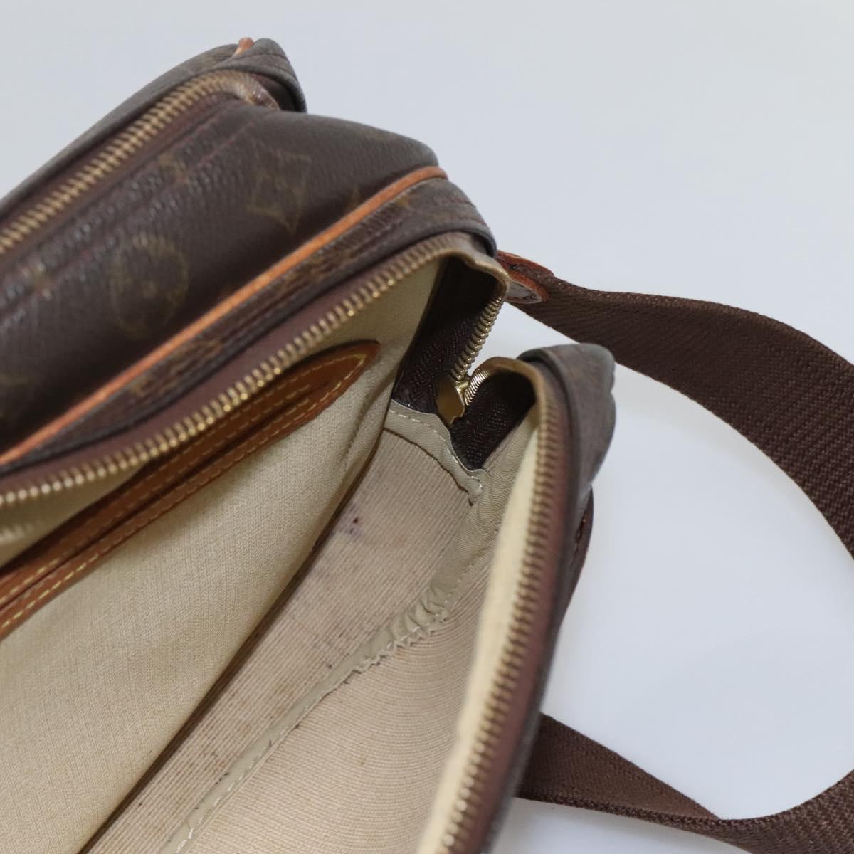 LOUIS VUITTON Monogram Reporter PM Shoulder Bag M45254 LV Auth BA052
