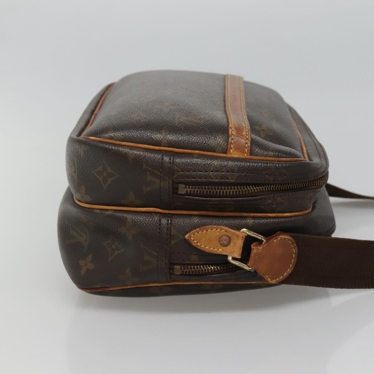 LOUIS VUITTON Monogram Reporter PM Shoulder Bag M45254 LV Auth BA052