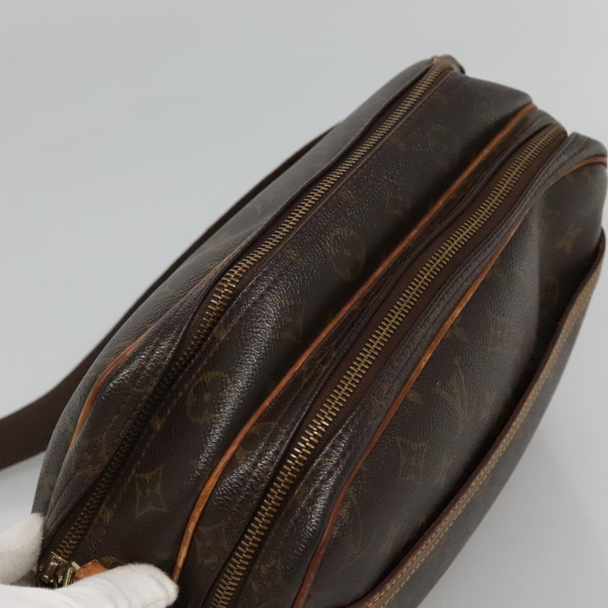 LOUIS VUITTON Monogram Reporter PM Shoulder Bag M45254 LV Auth BA052