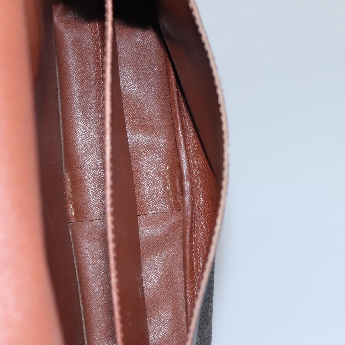 LOUIS VUITTON Monogram Cartouchiere MM Shoulder Bag M51253 LV Auth BA061