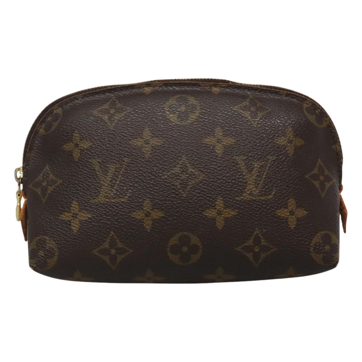 LOUIS VUITTON Monogram Pochette Cosmetic PM Cosmetic Pouch M47515 LV Auth BA077