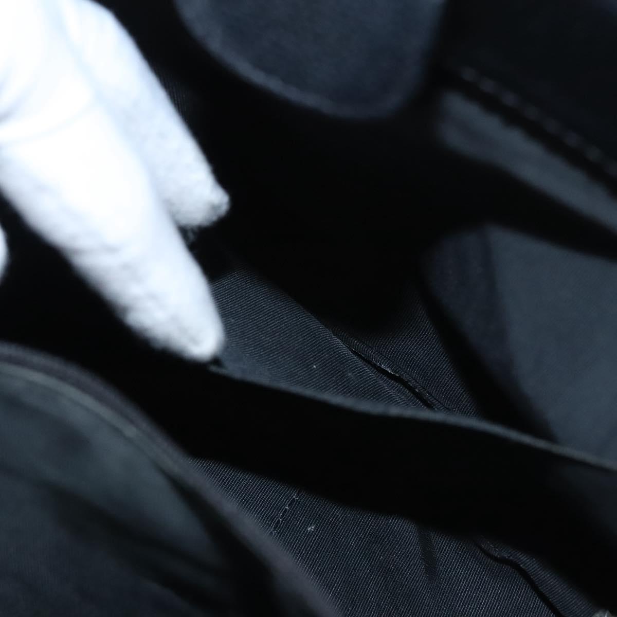 CHANEL Matelasse Chain Shoulder Bag Caviar Skin Black Gold CC Auth BA096