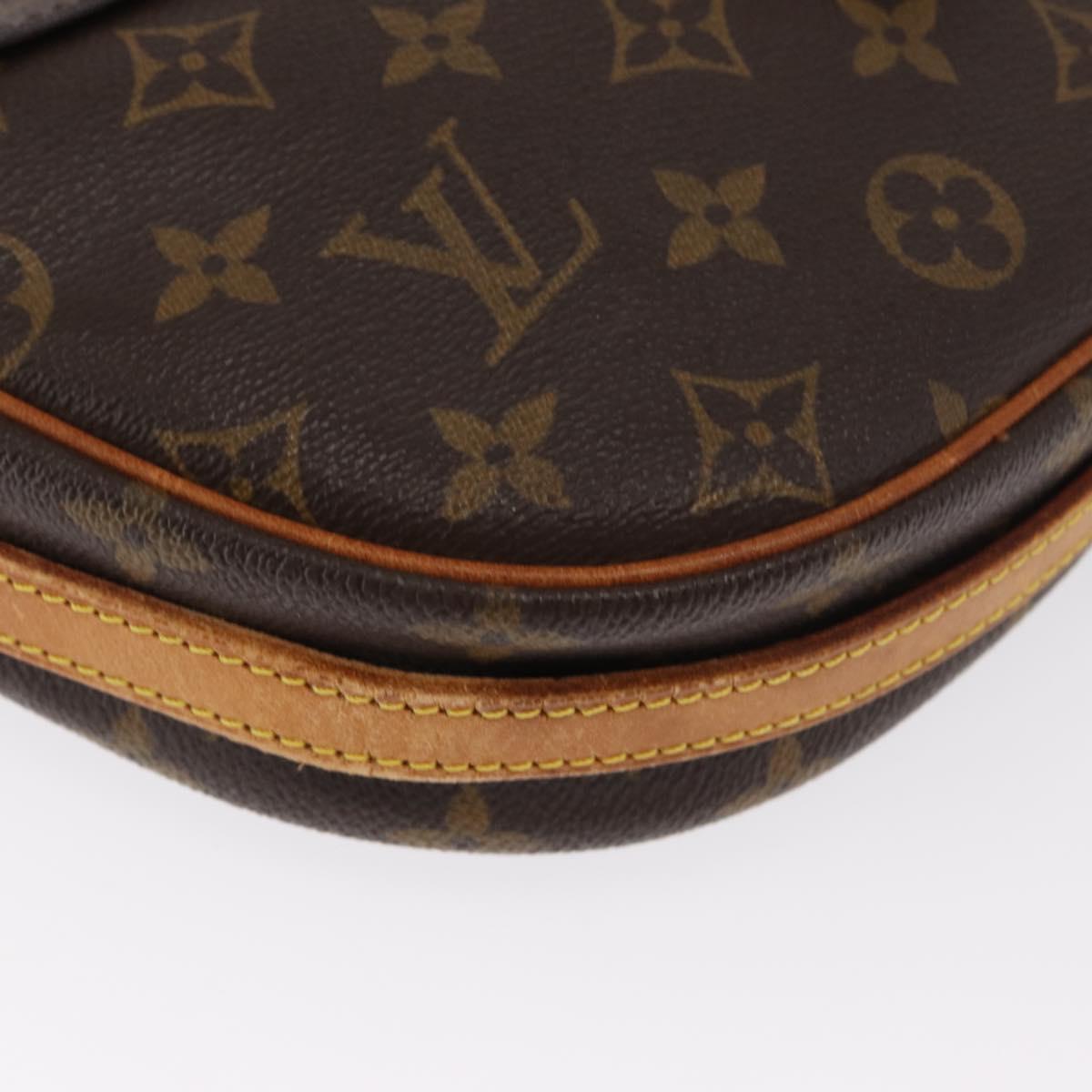 LOUIS VUITTON Monogram Jeune Fille MM Shoulder Bag M51226 LV Auth BA10002