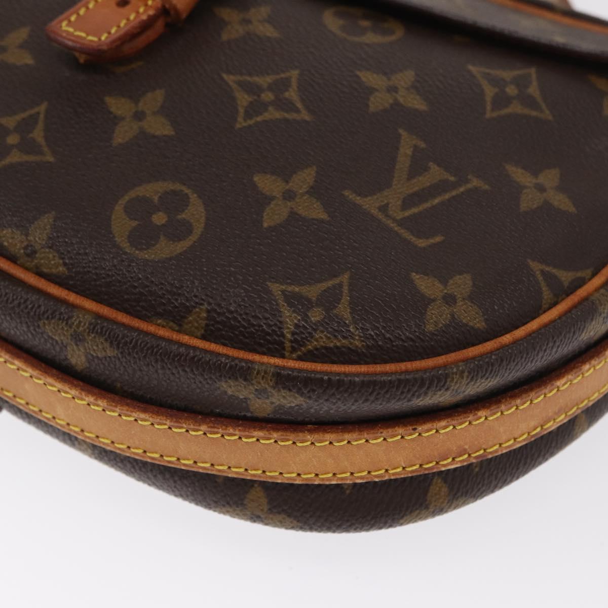 LOUIS VUITTON Monogram Jeune Fille MM Shoulder Bag M51226 LV Auth BA10002