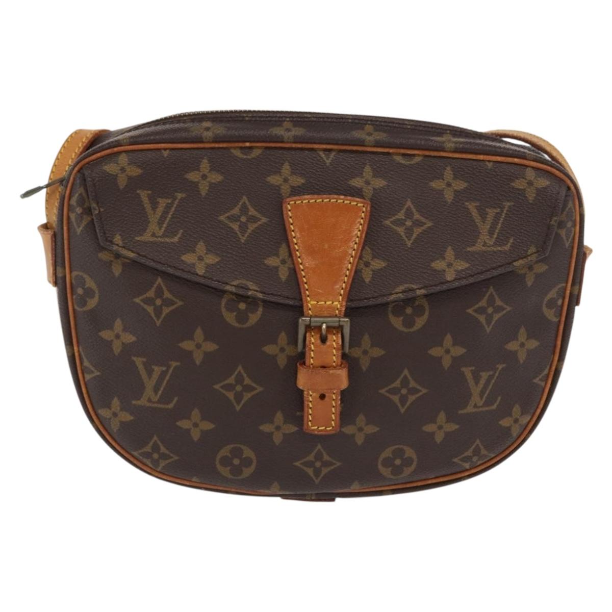 LOUIS VUITTON Monogram Jeune Fille MM Shoulder Bag M51226 LV Auth BA10002