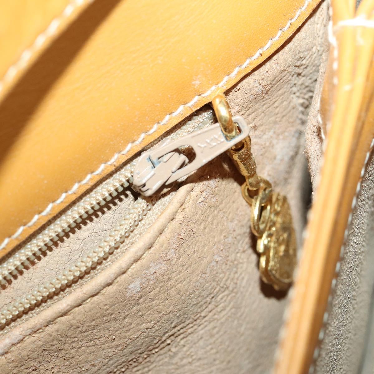 GUCCI Micro GG Supreme Shoulder Bag PVC Beige Gold 004 106 0024 Auth BA10006