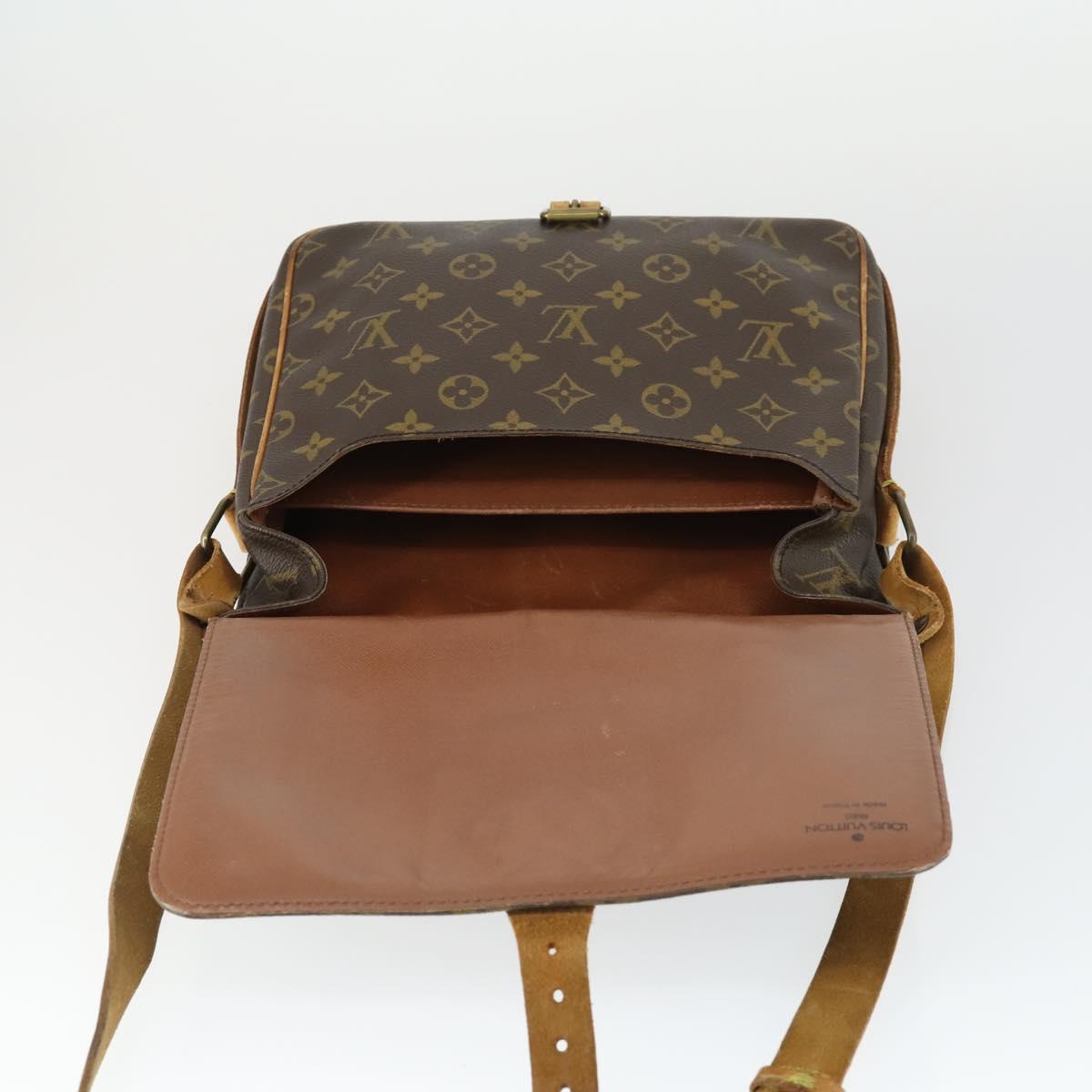 LOUIS VUITTON Monogram Cartouchiere GM Shoulder Bag M51252 LV Auth BA10012