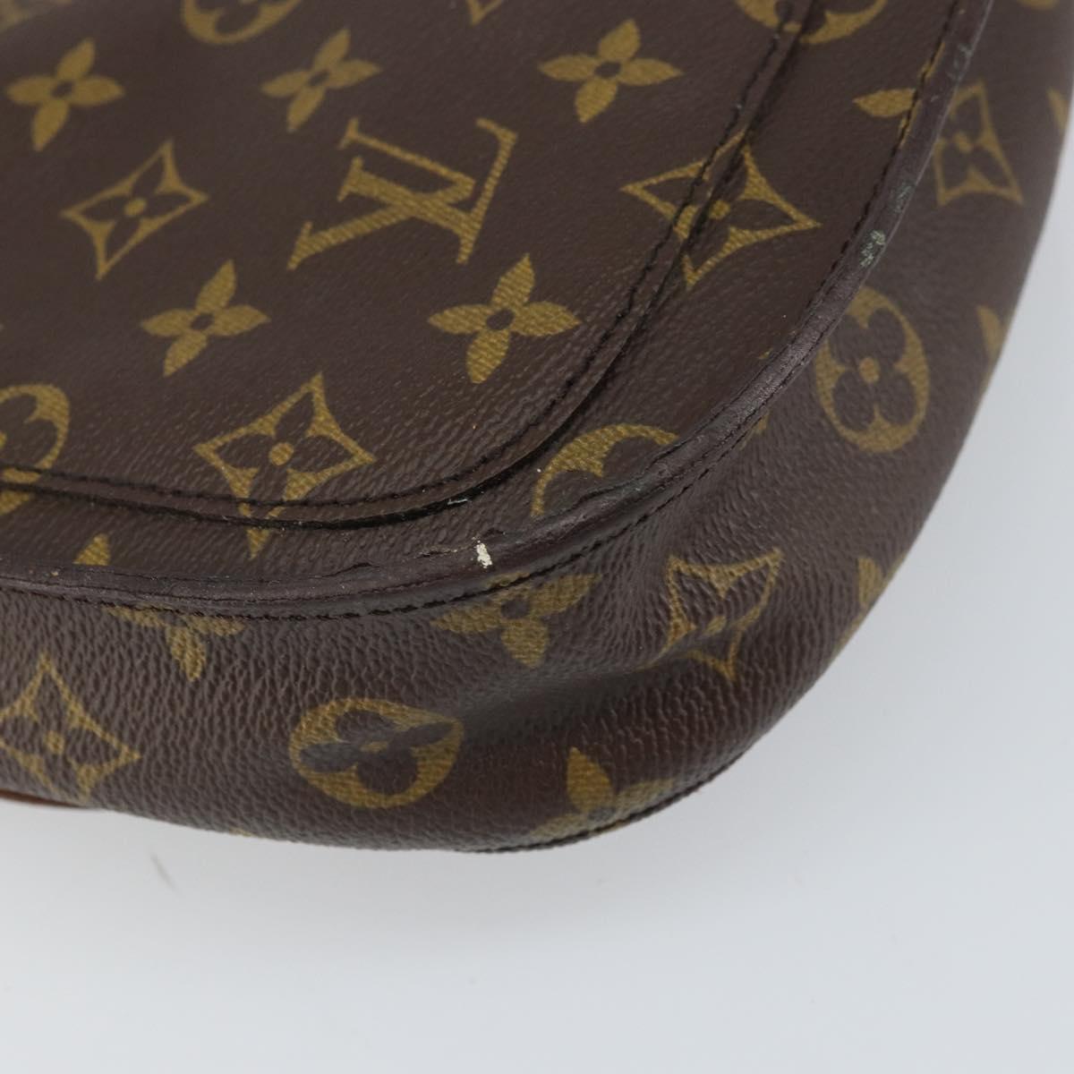 LOUIS VUITTON Monogram Saint Cloud MM Shoulder Bag M51243 LV Auth BA10013